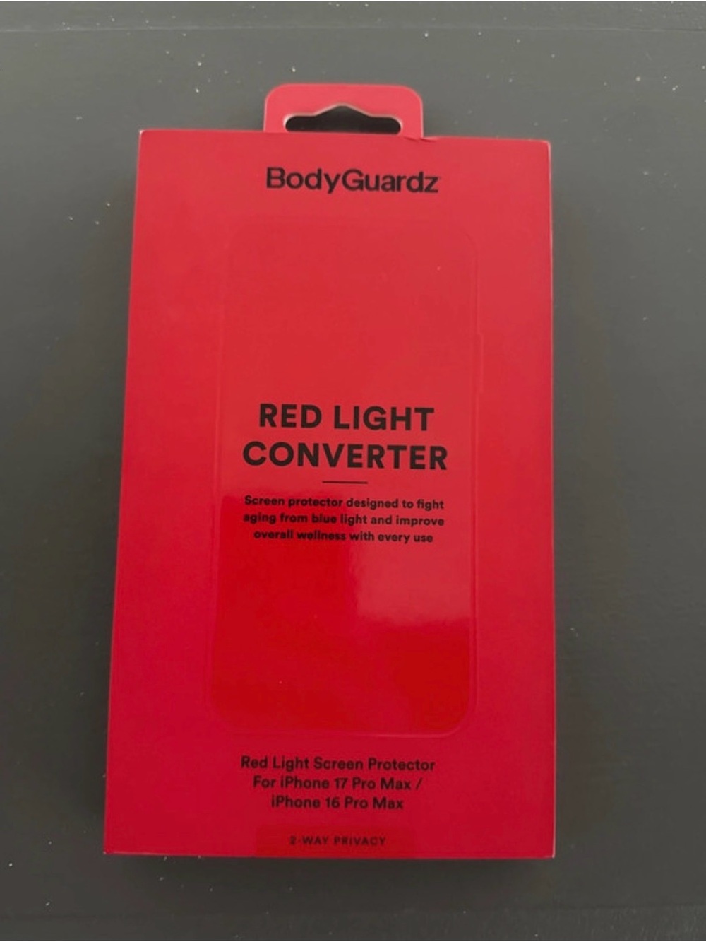 Red Light Converter Screen Protector for iPhone